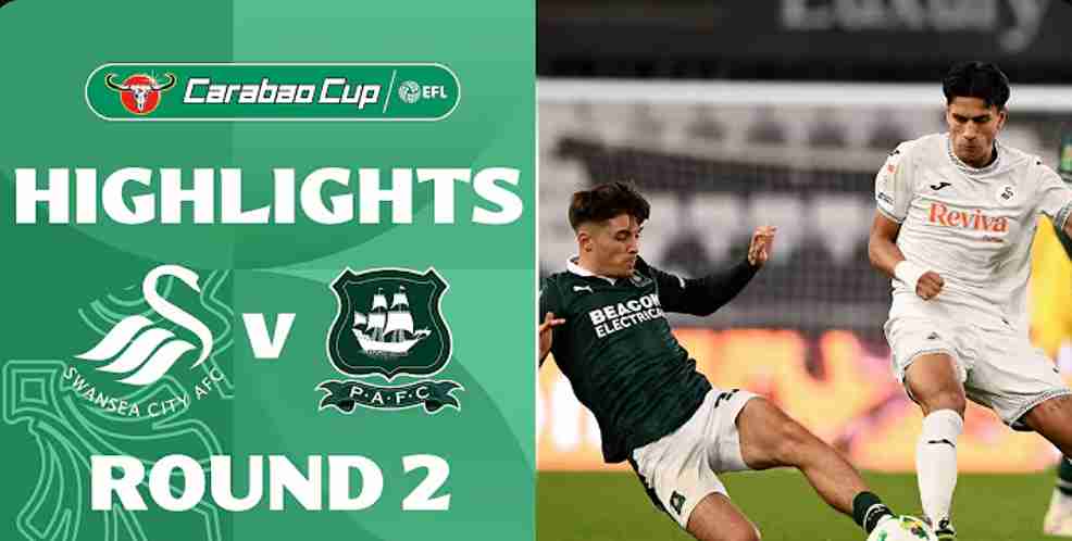 [Highlight] Carabao Cup : Swansea City vs Plymouth Argyle (27-08-68)